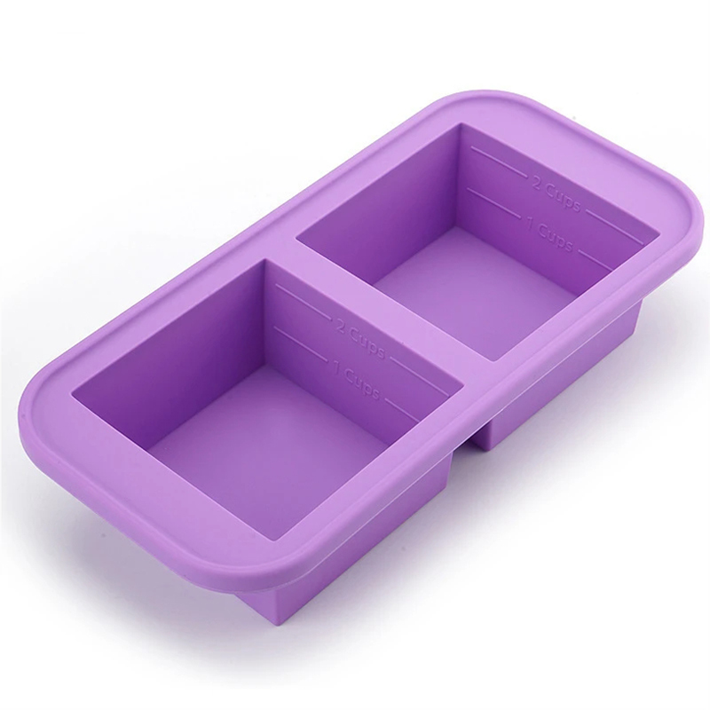 Meal Prep Oven Safe Containers - Силиконовые формы для заморозки на 1/2