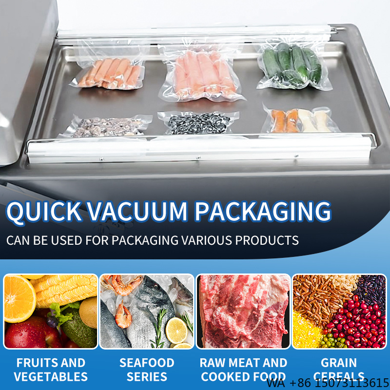 Meal Prep Usa - Коммерческий вакуумный упаковщик DZ-500 с двумя