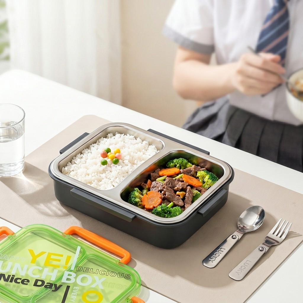 Meal Prep Or Prep Meal - Ланч-бокс из нержавеющей стали 304 для