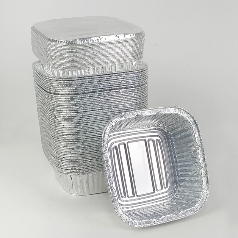Meal Prep Oven Safe Containers - Квадратные алюминиевые формы для выпечки 950