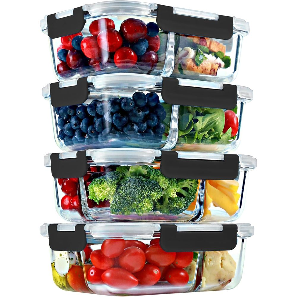 Meal Prep Oven Safe Containers - Контейнеры для приготовления еды, 2 и