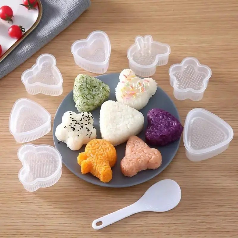 Набор из 1/2/3/4/5/6 форм для  – обзор и цена Rice Ball Mold