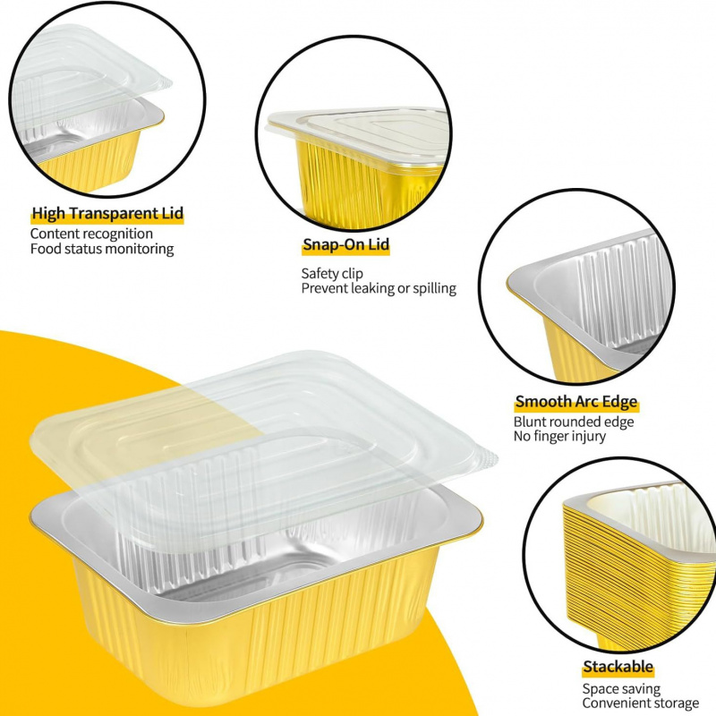 【Золотые кастрюли на 20 штук,  – обзор и цена Meal Prep Oven Safe Containers