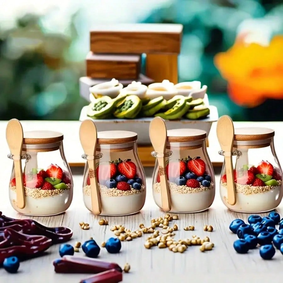Набор из 4-х контейнеров для о – обзор и цена Meal Prep Yogurt Parfait