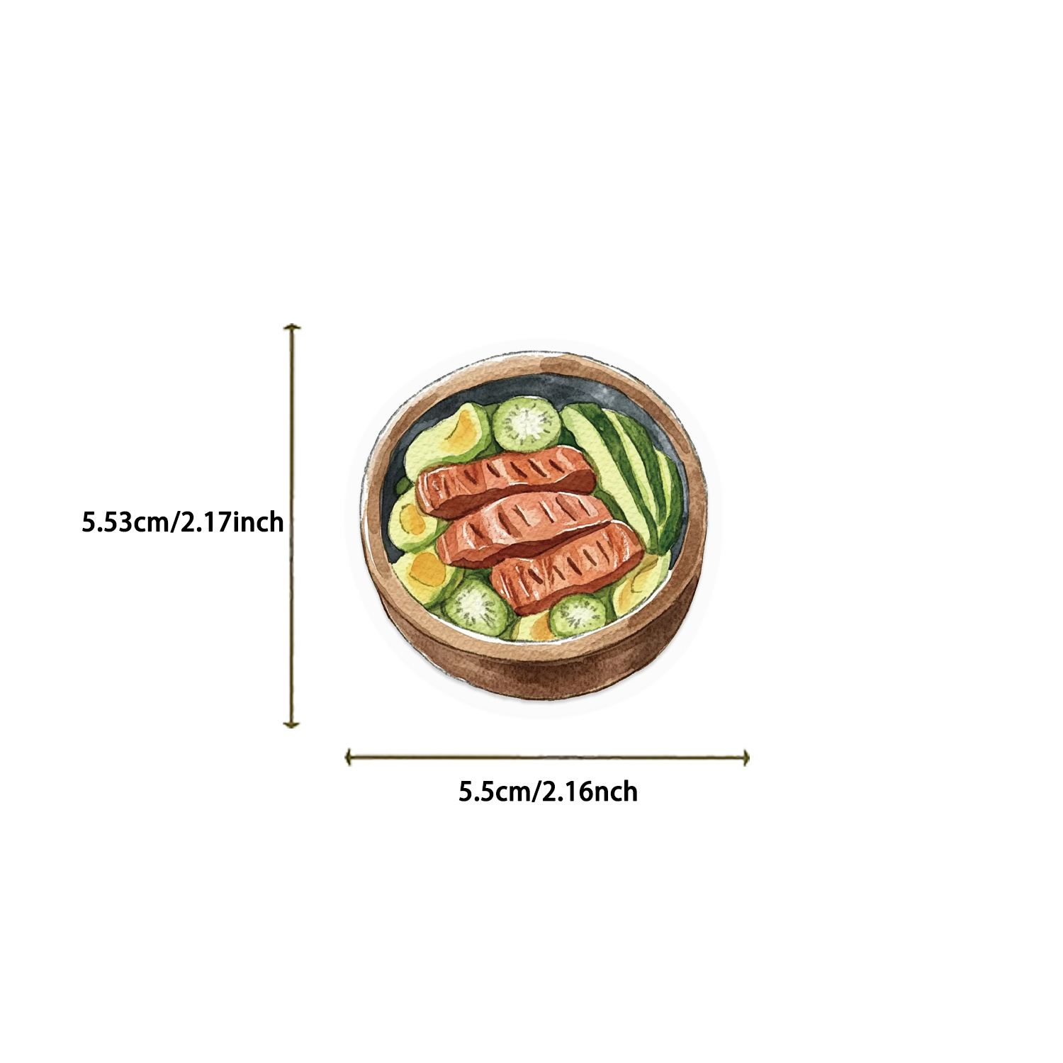 50 шт. акварельных наклеек для – обзор и цена Meal Prep Gym