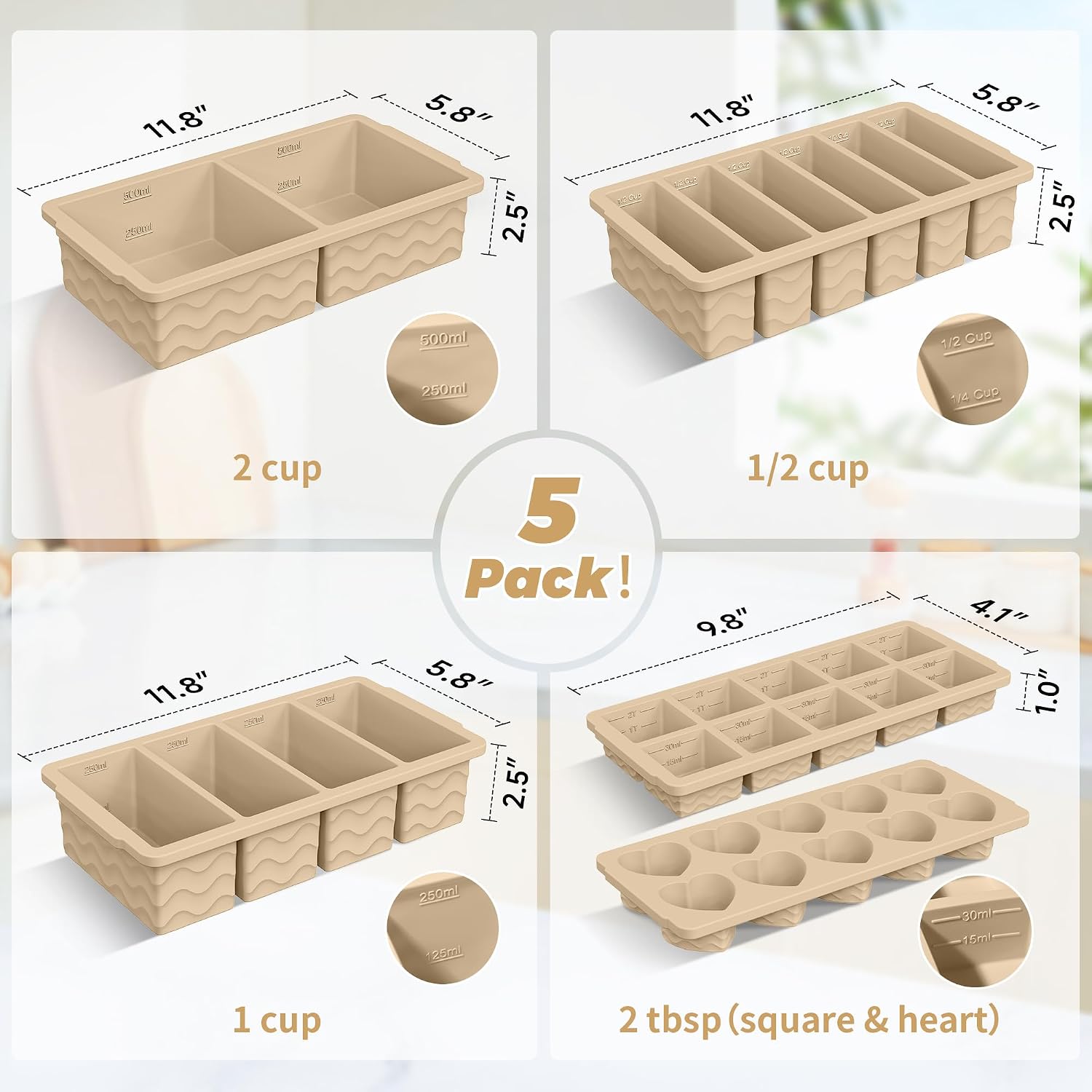 Силиконовые формы для заморозк – обзор и цена Meal Prep Oven Safe Containers
