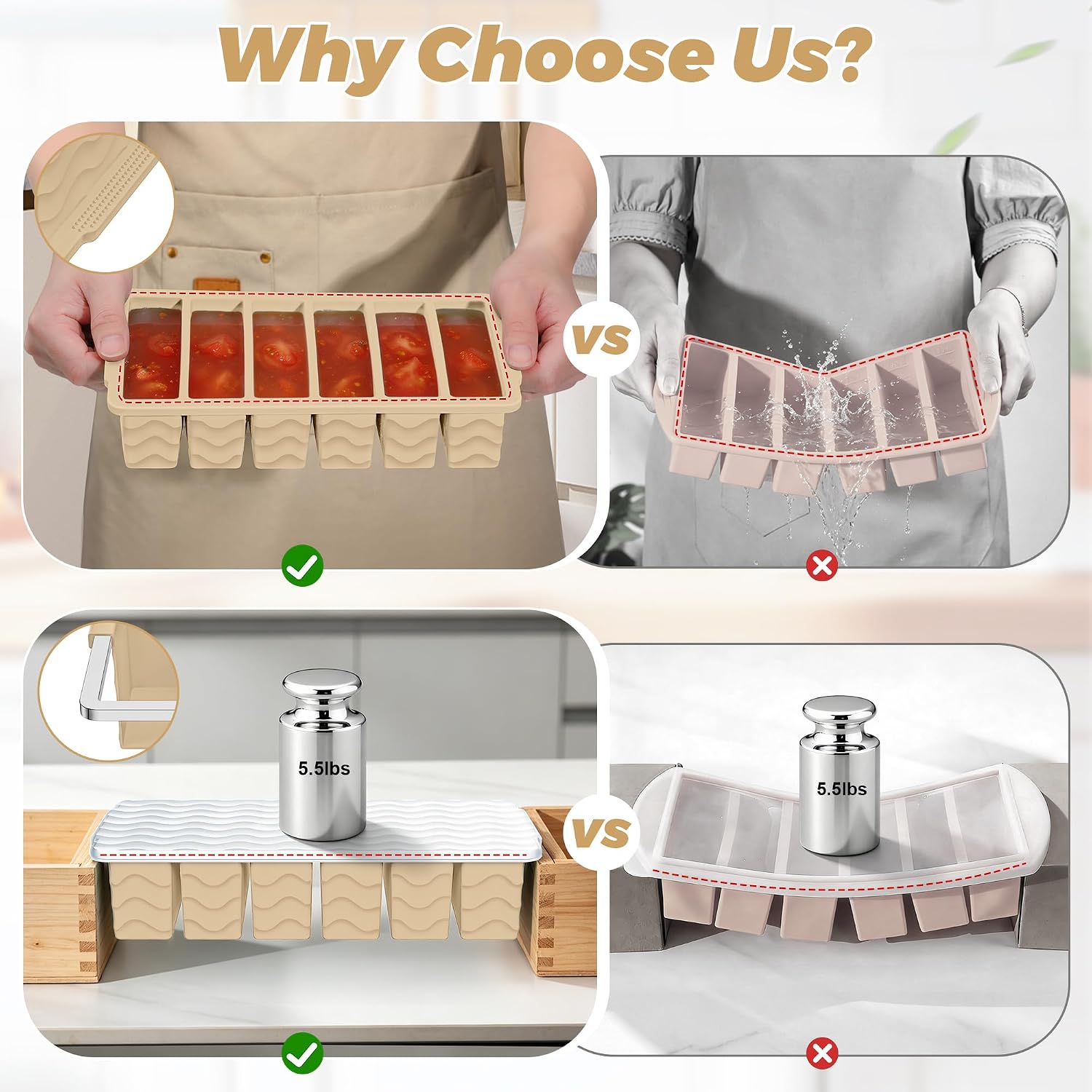 Силиконовые формы для заморозк – обзор и цена Meal Prep Oven Safe Containers