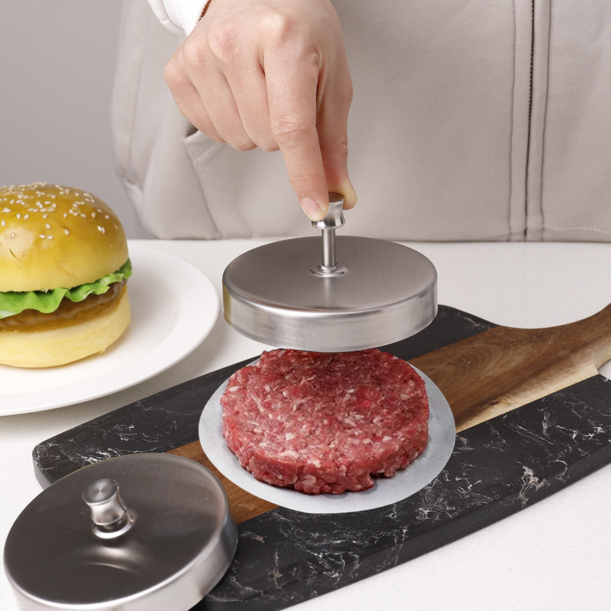 Форма для бургеров из нержавею – обзор и цена Rice Ball Mold
