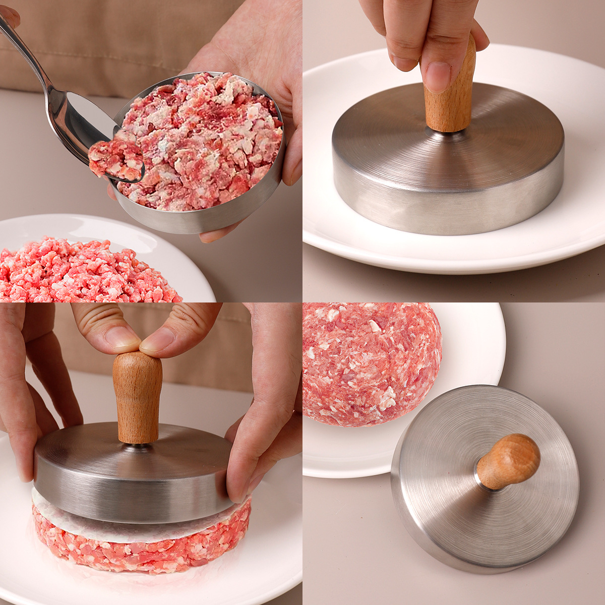 Форма для бургеров из нержавею – обзор и цена Rice Ball Mold